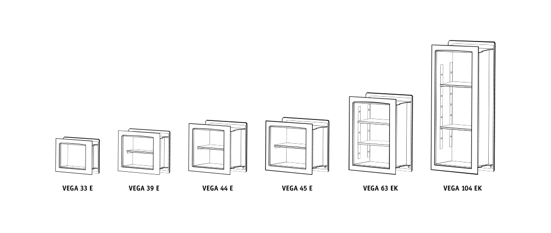Схемы моделей MDTB VEGA