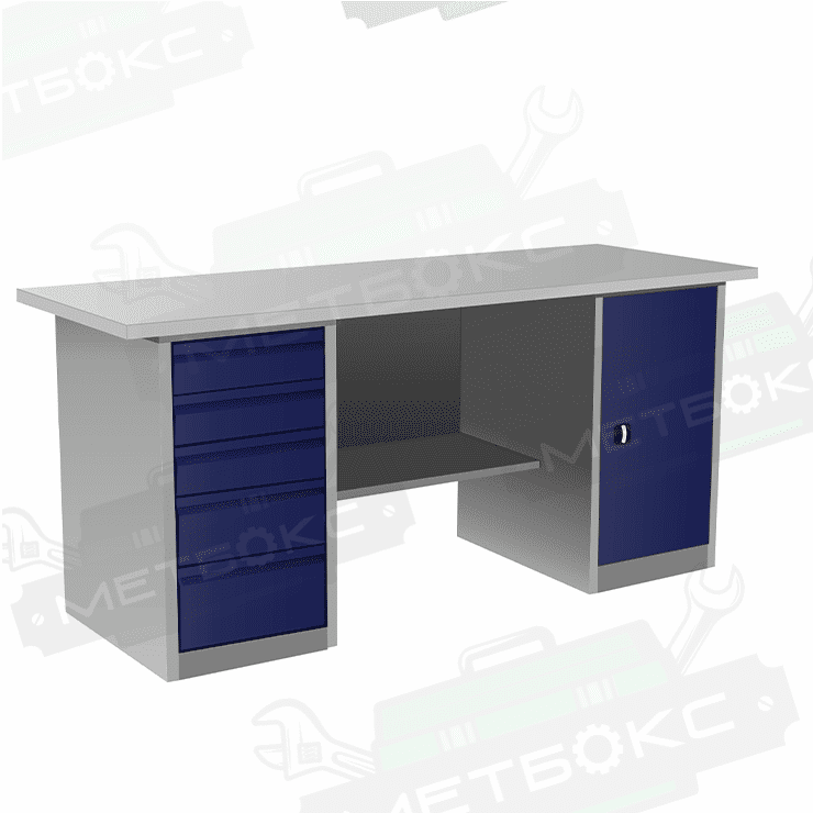 Верстак с тумбой и драйвером ВП-4Т/1,6 купить в Мурманске Верстак с тумбой и драйвером ВП-4Т/1,6 купить в Мурманске