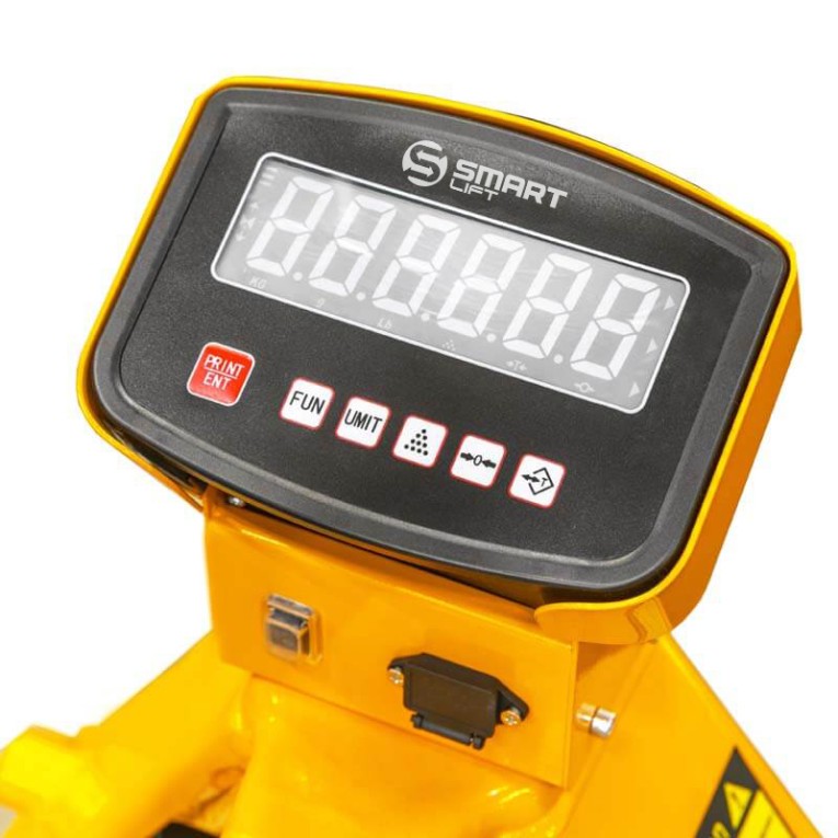 Гидравлическая тележка с весами BFC25 (г/п 2500 кг, вилы 1150x570 мм, RDP) SMARTLIFT (SMART) купить в Мурманске Гидравлическая тележка с весами BFC25 (г/п 2500 кг, вилы 1150x570 мм, RDP) SMARTLIFT (SMART) купить в Мурманске