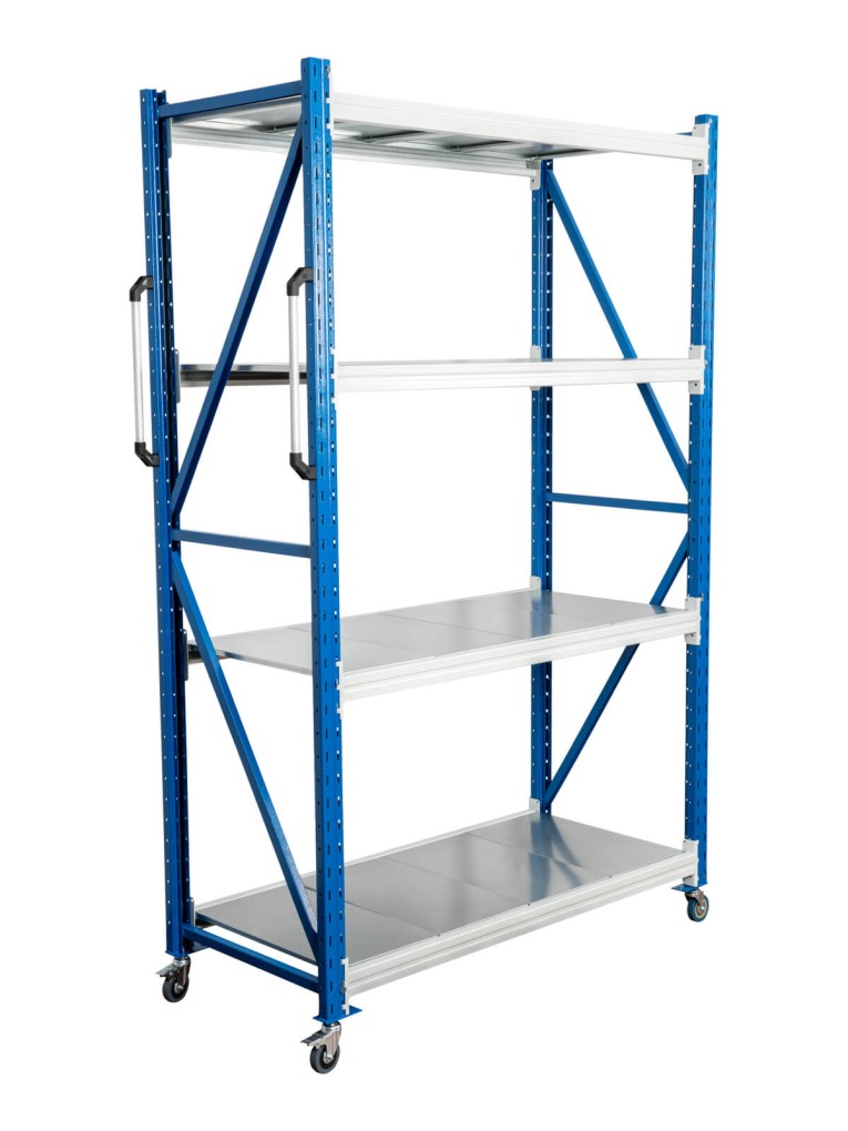 Стеллаж мобильный БиКом СТ-4 200x90x100 4 полки купить в Мурманске Стеллаж мобильный БиКом СТ-4 200x90x100 4 полки купить в Мурманске