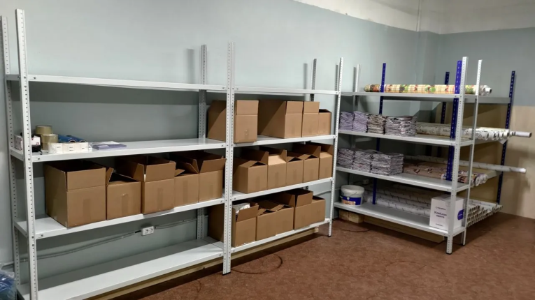 Стеллаж металлический Титан МС-500 2000х1500х400 4 полки купить в Мурманске Стеллаж металлический Титан МС-500 2000х1500х400 4 полки купить в Мурманске