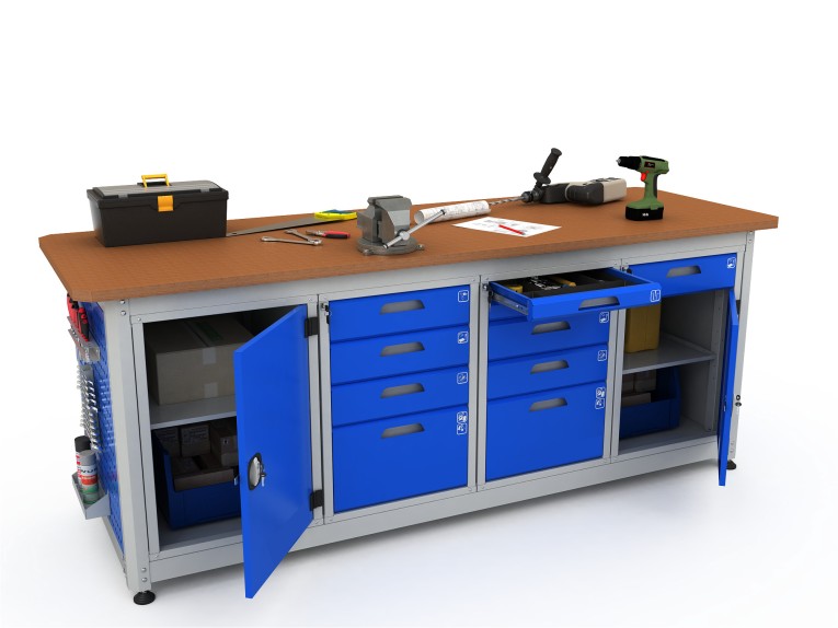 Верстак четырехтумбовый COMBAT 41452.2340 купить в Мурманске