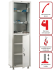 Медицинский шкаф HILFE МД 1 1650/SG купить в Мурманске