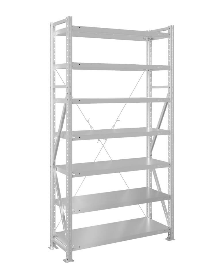 Стеллаж MS U 2000x700x400 7 полок (200 кг, металл) купить в Мурманске