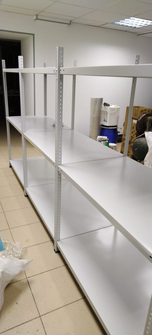 Стеллаж металлический Титан МС-500 1500х1000х600 3 полки купить в Мурманске Стеллаж металлический Титан МС-500 1500х1000х600 3 полки купить в Мурманске