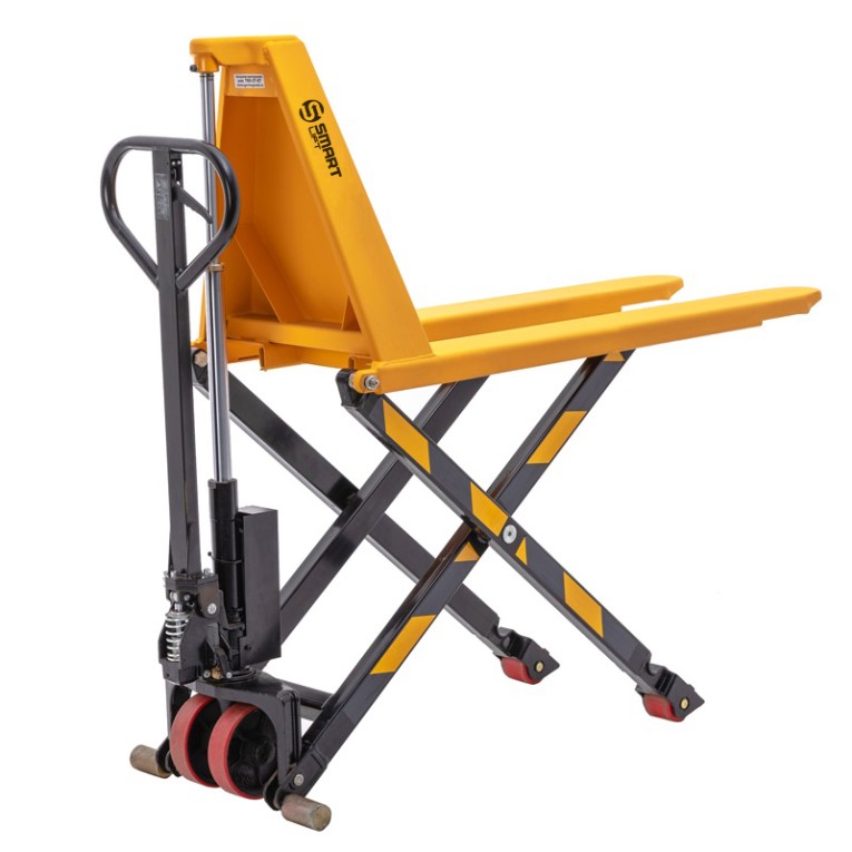 Гидравлическая тележка (рохля) SD-HL (HLT10, г/п 1000 кг, вилы 1150x550 мм, высокоподъемная 800 мм) SMARTLIFT (SMART) купить в Мурманске Гидравлическая тележка (рохля) SD-HL (HLT10, г/п 1000 кг, вилы 1150x550 мм, высокоподъемная 800 мм) SMARTLIFT (SMART) купить в Мурманске