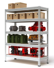 Стеллаж металлический МС-Т 2500х1820х760 5 полок Стеллаж металлический МС-Т 2500х1820х760 5 полок