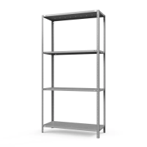 Стеллаж ТС Лайт с перф. полками 1500х1000х400 4 полки Стеллаж ТС Лайт с перф. полками 1500х1000х400 4 полки