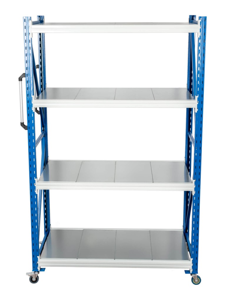 Стеллаж мобильный БиКом СТ-4 250x180x40 4 полки купить в Мурманске Стеллаж мобильный БиКом СТ-4 250x180x40 4 полки купить в Мурманске