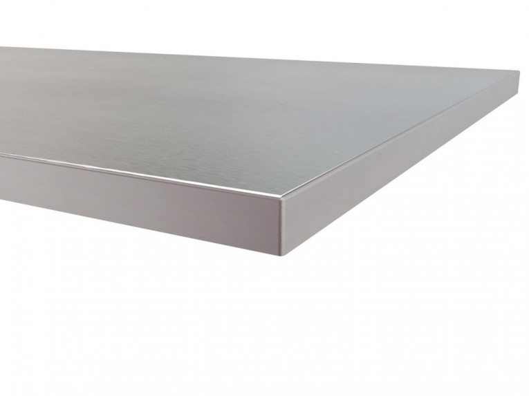 Столешница из фанеры 30 мм + чехол из нержавеющей стали 1 мм (ширина 1500 мм) купить в Мурманске Столешница из фанеры 30 мм + чехол из нержавеющей стали 1 мм (ширина 1500 мм) купить в Мурманске