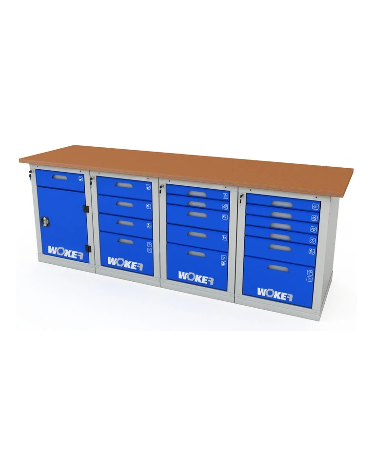 Верстак четырехтумбовый WOKER PRO 42456.2400 купить в Мурманске