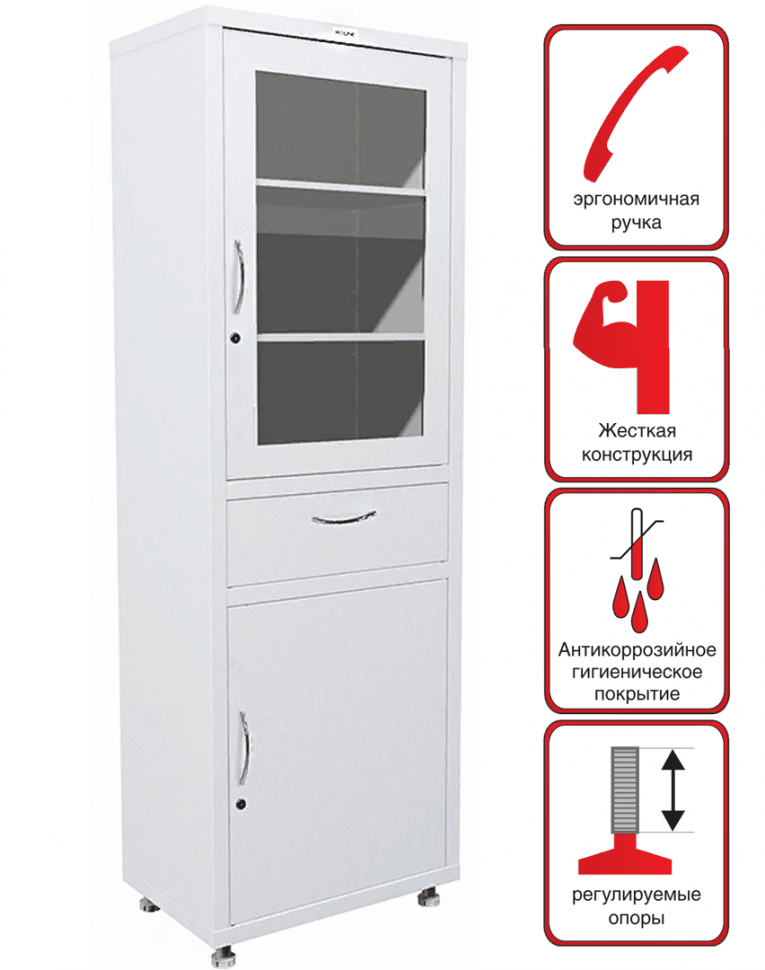 Медицинский шкаф HILFE МД 1 1760 R-1 купить в Мурманске Медицинский шкаф HILFE МД 1 1760 R-1 купить в Мурманске