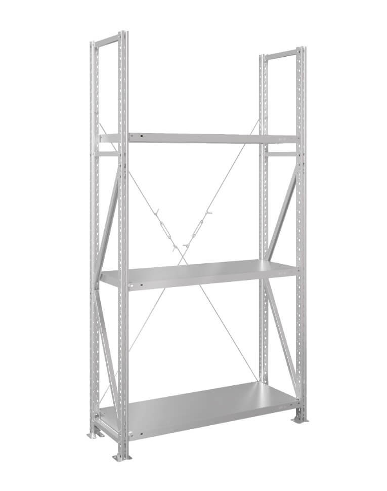 Стеллаж MS U 2000x700x500 3 полки (200 кг, металл) купить в Мурманске