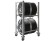 Стеллаж MS PRO 1350/781X606 передвижной для хранения до 4 шин купить в Мурманске
