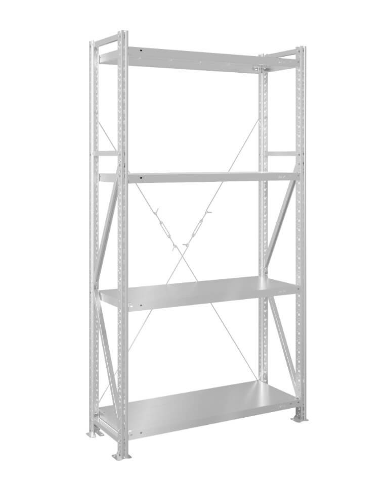 Стеллаж MS U 2000x1000x1000 4 полки (200 кг, металл) купить в Мурманске