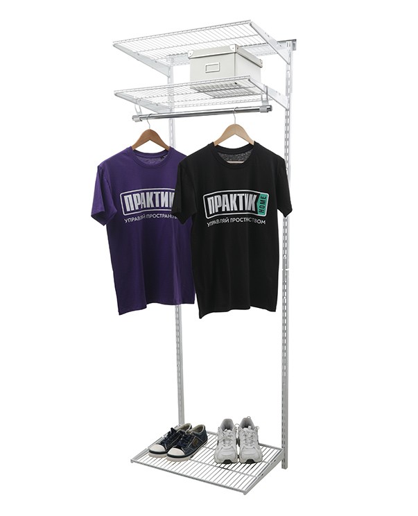 Гардеробная система Практик Home Basic G60 белая купить в Мурманске Гардеробная система Практик Home Basic G60 белая купить в Мурманске