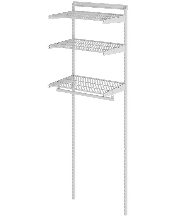 Гардеробная система Практик Home Basic G60 белая купить в Мурманске Гардеробная система Практик Home Basic G60 белая купить в Мурманске