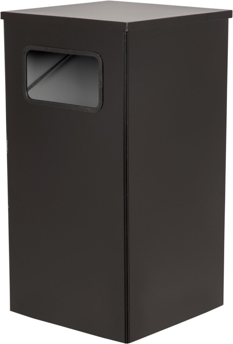 Урна 80 литров Квадро-19 черный купить в Мурманске Урна 80 литров Квадро-19 черный купить в Мурманске