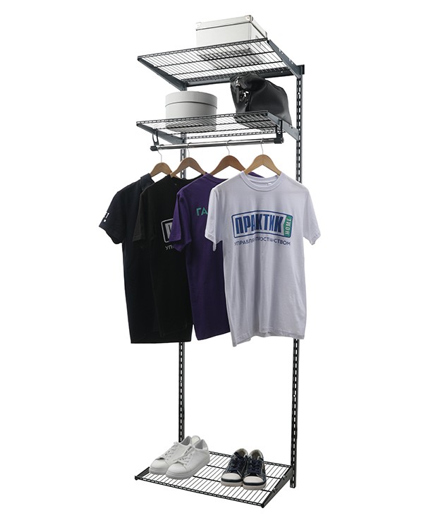 Гардеробная система Практик Home Basic G60 графит купить в Мурманске Гардеробная система Практик Home Basic G60 графит купить в Мурманске