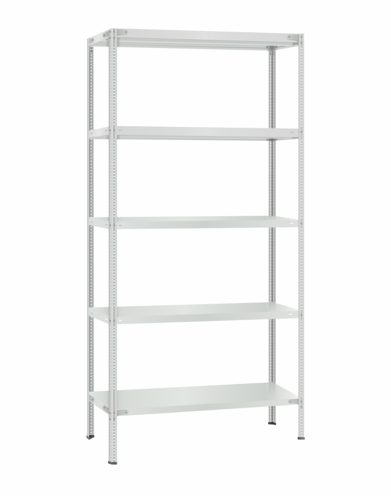 Стеллаж металлический Титан МС-500 2400х1000х300 5 полок купить в Мурманске Стеллаж металлический Титан МС-500 2400х1000х300 5 полок купить в Мурманске