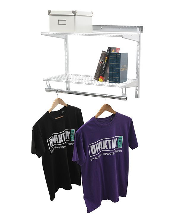 Гардеробная система Практик Home Basic G60S белая купить в Мурманске Гардеробная система Практик Home Basic G60S белая купить в Мурманске