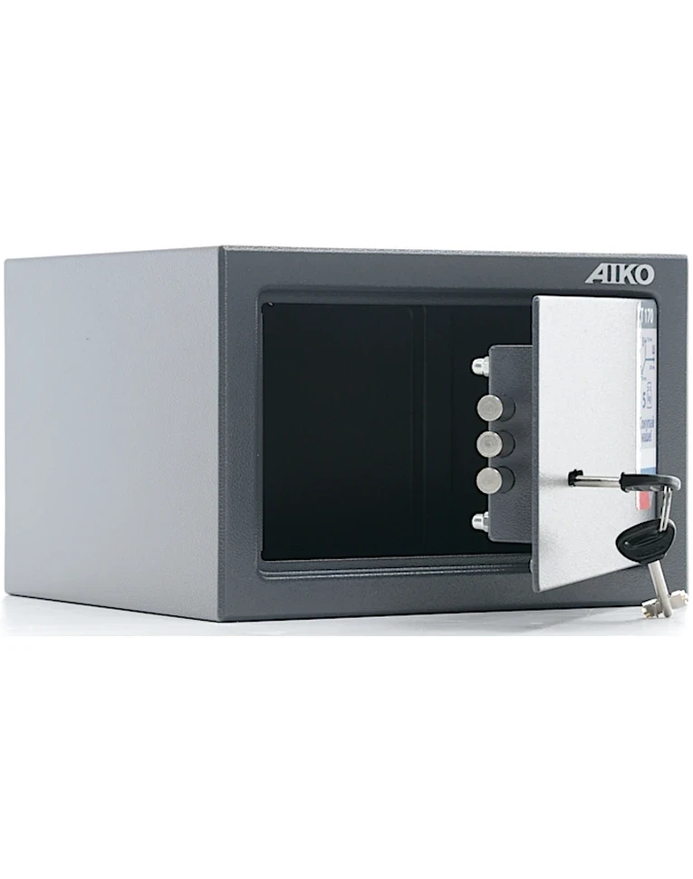 Мебельный сейф Aiko T-170 KL, с приоткрытой дверцей