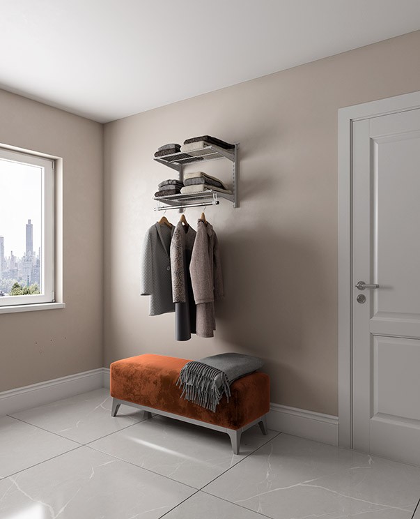 Гардеробная система Практик Home Basic G60S графит купить в Мурманске Гардеробная система Практик Home Basic G60S графит купить в Мурманске