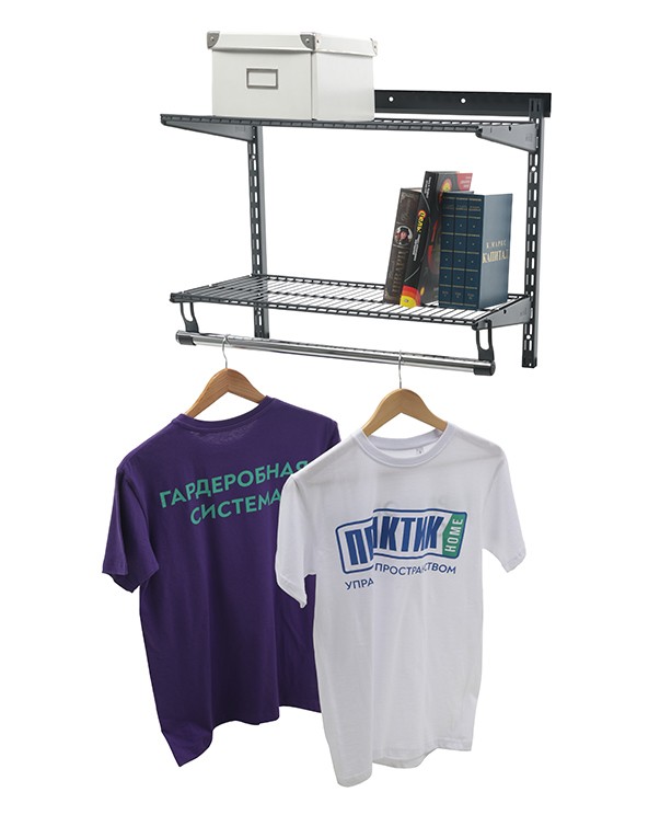 Гардеробная система Практик Home Basic G60S графит купить в Мурманске Гардеробная система Практик Home Basic G60S графит купить в Мурманске