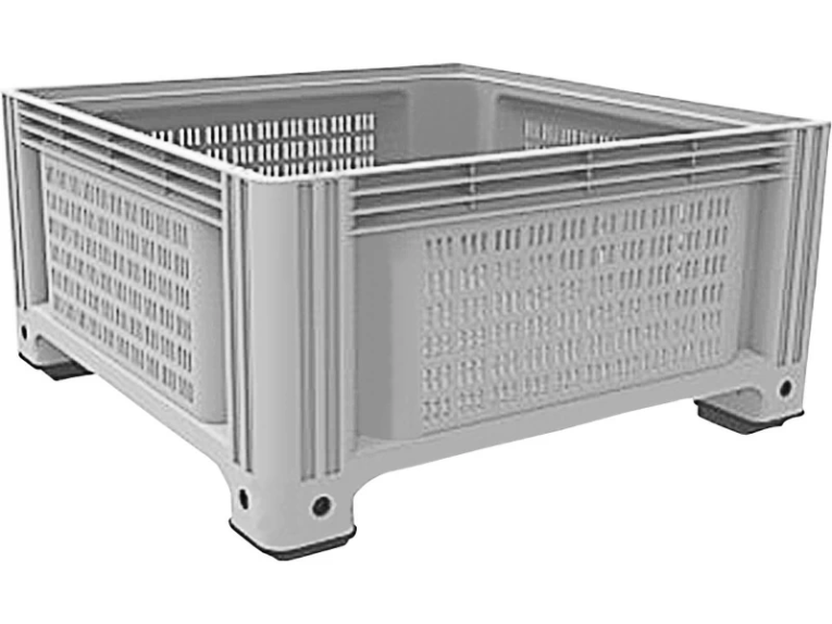 D-Box 1130 P 1130x1130x580 мм перфорированный серый на ножках купить в Мурманске D-Box 1130 P 1130x1130x580 мм перфорированный серый на ножках купить в Мурманске