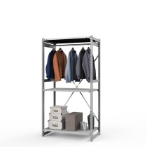 Стеллаж металлический ТСУ Универсал, 2000х1060х600 мм.Штанги: 1шт. Полки: металл перф. 3 шт.