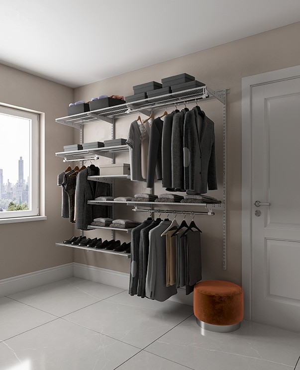 Гардеробная система Практик Home Max G210 белая купить в Мурманске Гардеробная система Практик Home Max G210 белая купить в Мурманске