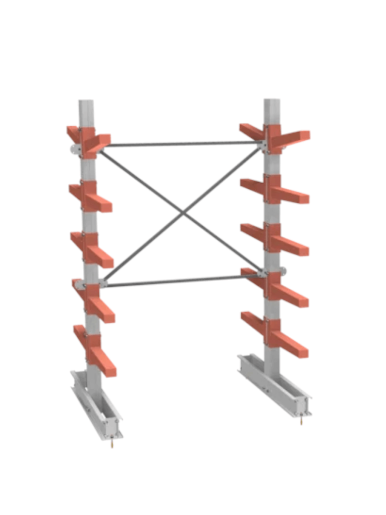 СТ-062 Стеллаж двухсторонний 5 ярусов купить в Мурманске