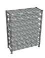 Стеллаж грузовой СГР 2000x900x1000 8 полок (металл) Стеллаж грузовой СГР 2000x900x1000 8 полок (металл)