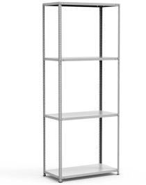 Стеллаж металлический Титан МС-500 1500х1500х300 4 полки Стеллаж металлический Титан МС-500 1500х1500х300 4 полки