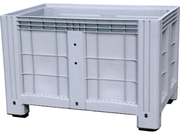 Контейнер 1200х800х800 сплошной, на ножках серый купить в Мурманске Контейнер 1200х800х800 сплошной, на ножках серый купить в Мурманске