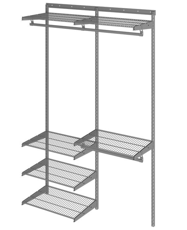 Гардеробная система Практик Home Optima G120 графит купить в Мурманске Гардеробная система Практик Home Optima G120 графит купить в Мурманске