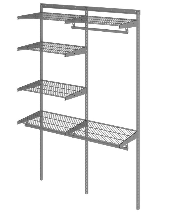 Гардеробная система Практик Home Optima G120 графит купить в Мурманске Гардеробная система Практик Home Optima G120 графит купить в Мурманске