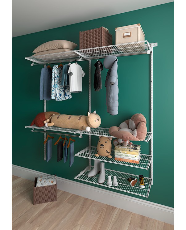 Гардеробная система Практик Home Optima G180 белая купить в Мурманске Гардеробная система Практик Home Optima G180 белая купить в Мурманске