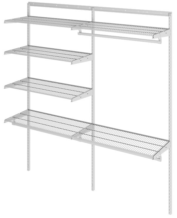Гардеробная система Практик Home Optima G180 белая купить в Мурманске Гардеробная система Практик Home Optima G180 белая купить в Мурманске