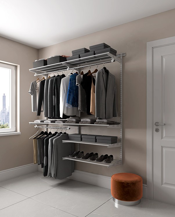 Гардеробная система Практик Home Optima G180 белая купить в Мурманске Гардеробная система Практик Home Optima G180 белая купить в Мурманске