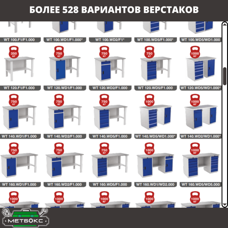 Верстак Profi WT180.WD1/WD5.020 купить в Мурманске Верстак Profi WT180.WD1/WD5.020 купить в Мурманске