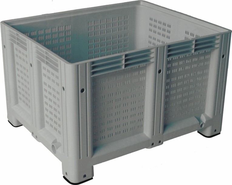 Big Box 1200x1000x580 мм перфорированный на ножках серый купить в Мурманске