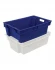 Ящик мясной сплошной 600х400х200 вес 1,7 кг мороз. с гладким дном натуральный Ящик мясной сплошной 600х400х200 вес 1,7 кг мороз. с гладким дном натуральный