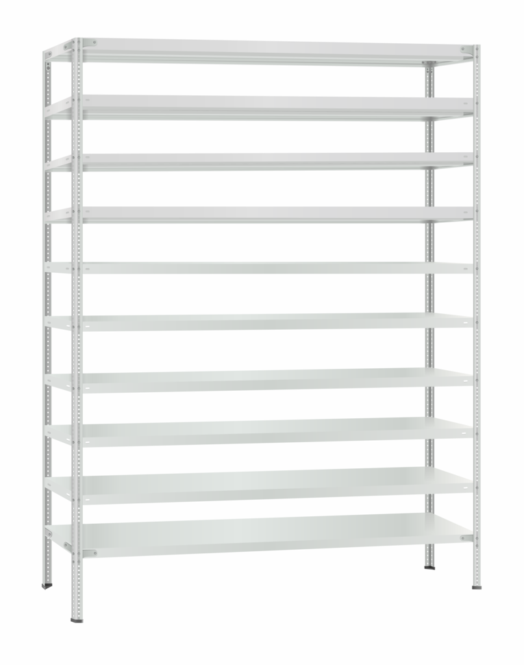 Стеллаж металлический Титан МС-500 3000х1500х300 10 полок купить в Мурманске Стеллаж металлический Титан МС-500 3000х1500х300 10 полок купить в Мурманске