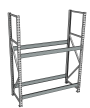 Стеллаж грузовой СГР 2500x2100x500 2 полки (без настила) Стеллаж грузовой СГР 2500x2100x500 2 полки (без настила)