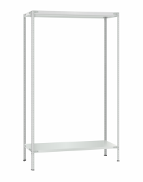 Стеллаж металлический Титан МС-500 2400х1200х300 2 полки Стеллаж металлический Титан МС-500 2400х1200х300 2 полки