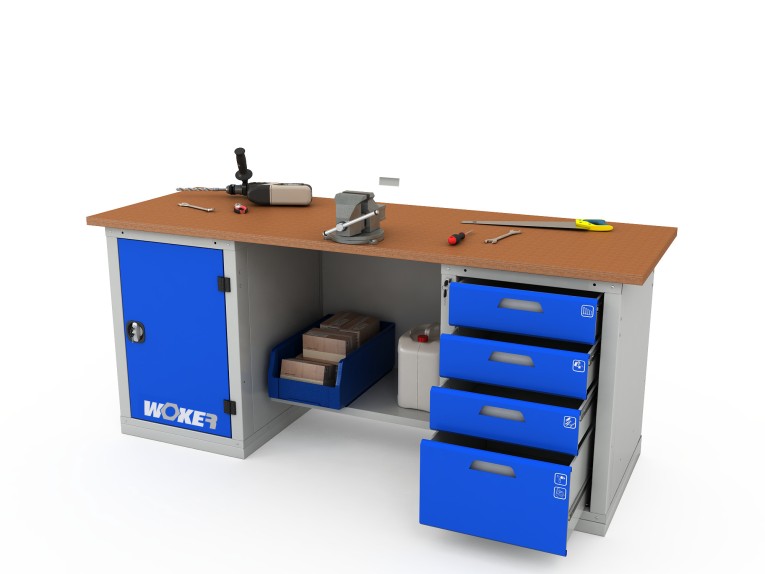 Верстак двухтумбовый WOKER PRO 2104.2000 купить в Мурманске Верстак двухтумбовый WOKER PRO 2104.2000 купить в Мурманске