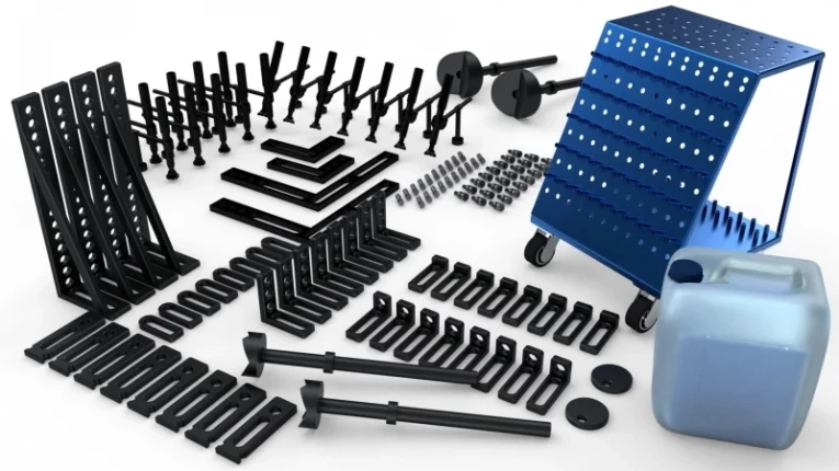 Набор оснастки для сварочного стола №4: Профессиональный (117 предметов) купить в Мурманске Набор оснастки для сварочного стола №4: Профессиональный (117 предметов) купить в Мурманске