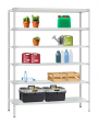 Стеллаж металлический Титан МС-900 3000x1000x500 6 полок Стеллаж металлический Титан МС-900 3000x1000x500 6 полок