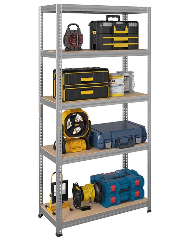 Стеллаж быстросборный ЛОФТ (SBL) 1800x900x450 5 полок (цинк) купить в Мурманске Стеллаж быстросборный ЛОФТ (SBL) 1800x900x450 5 полок (цинк) купить в Мурманске